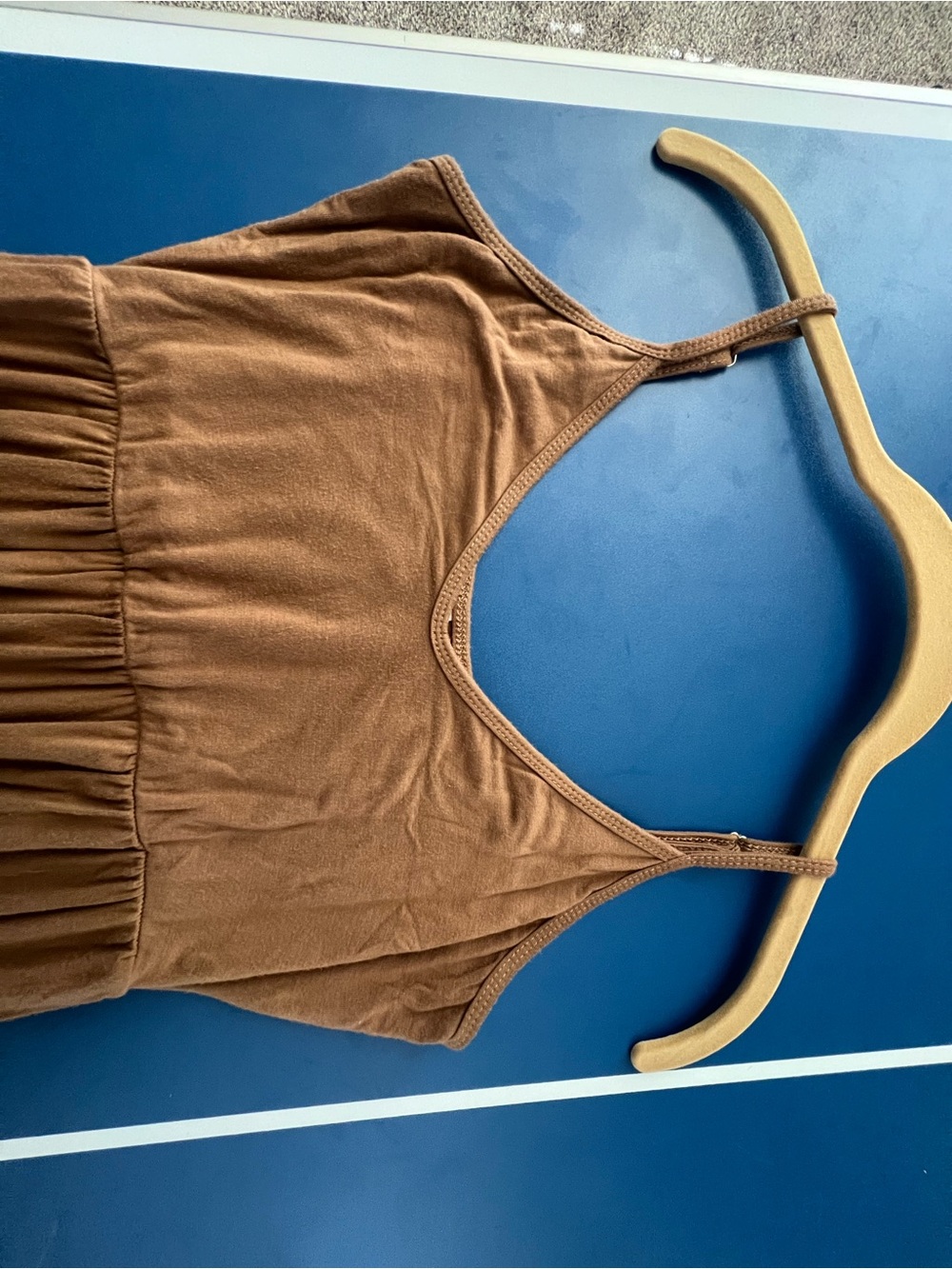 Women’s Brown Spaghetti-Strap Maxi Dress - Picture 4 of 7